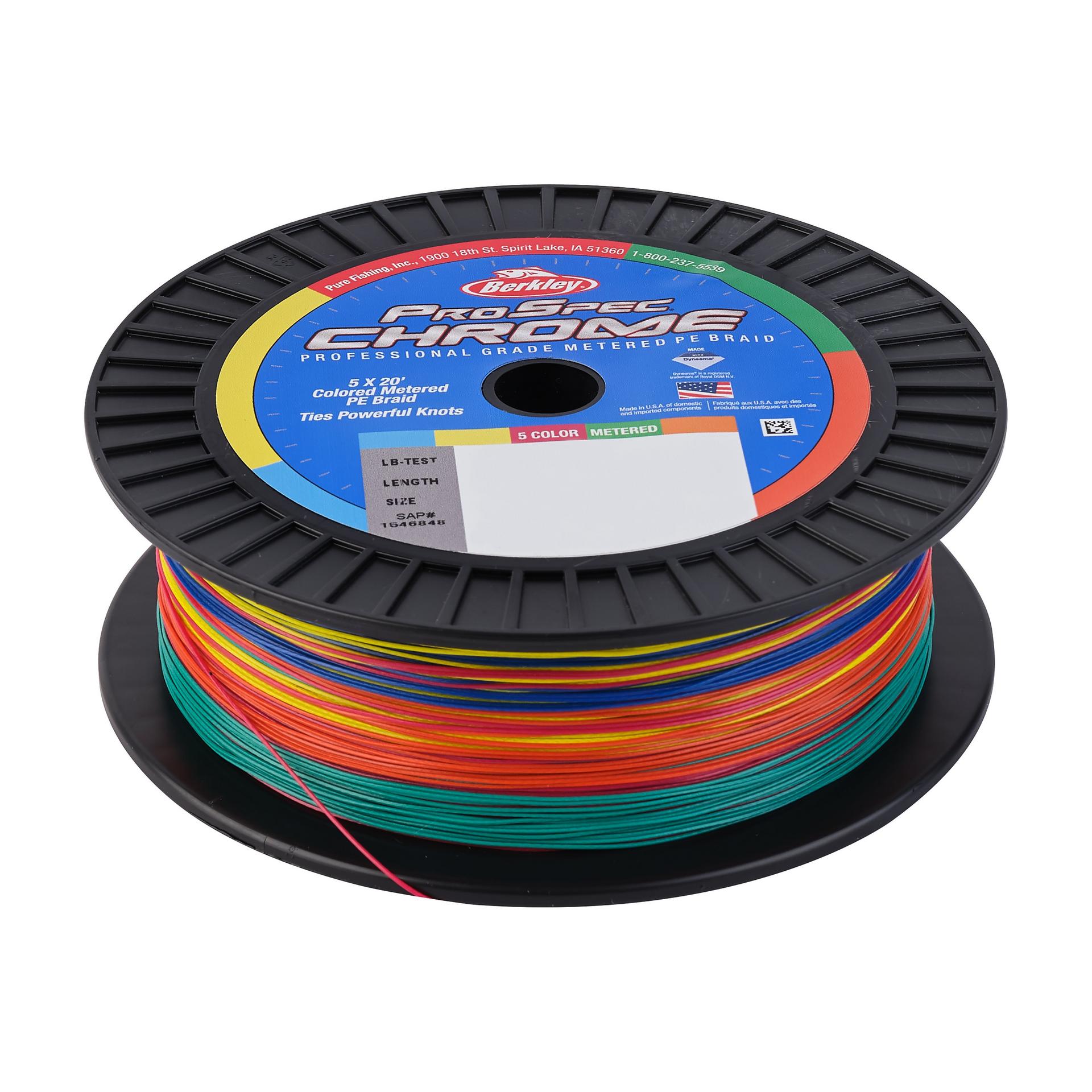 ProSpec® Chrome 5×20′ Metered Braid - Berkley